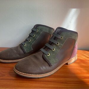 Ahnu leather booties